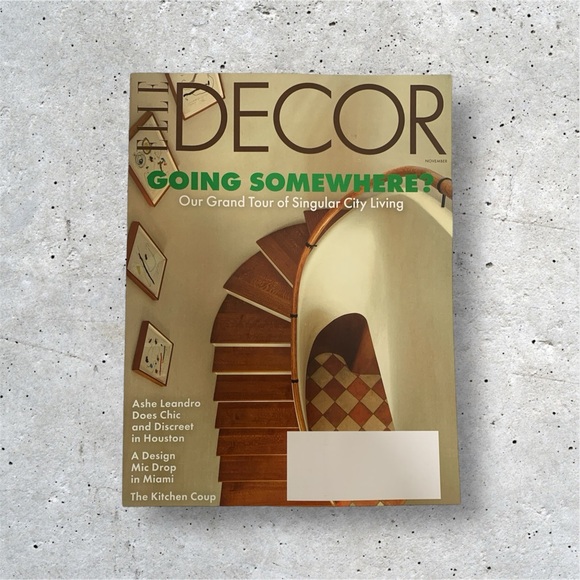 Elle Decor Magazine November 2024 Going Somewhere Tour City Living Ashe Leandro - Picture 2 of 5
